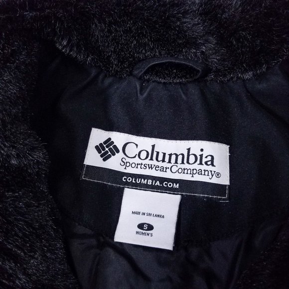 Columbia Diamond-Patterned Soft & Warm Black Coat - Picture 4 of 10